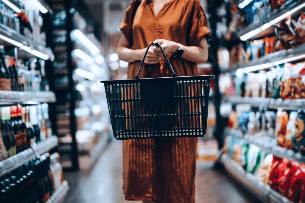 women with a basket